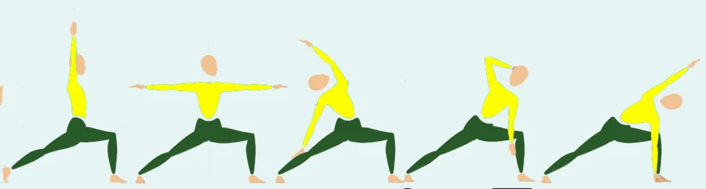 how to step by step Parsvakonasana