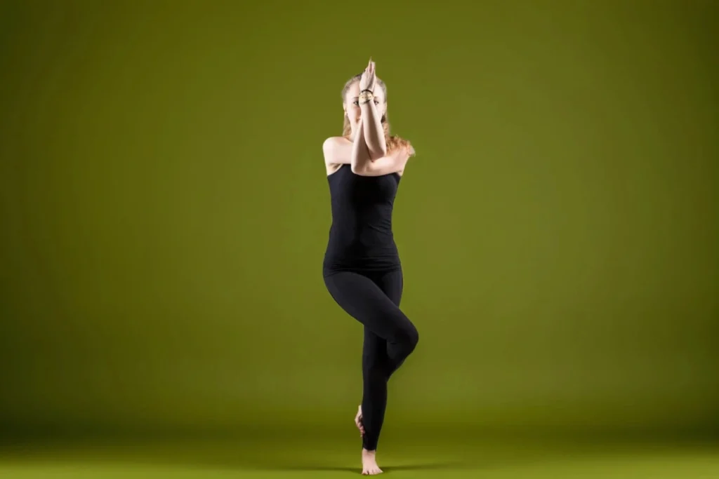 benefits of Garudasana (Eagle Pose) for students