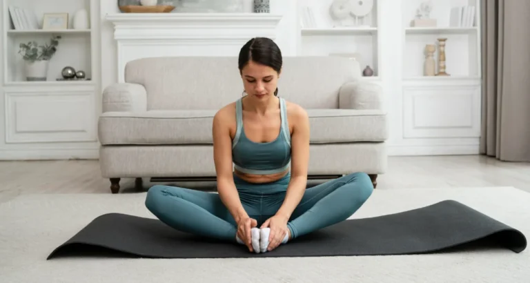 Explore Baddha Konasana (Butterfly Pose) with step-by-step